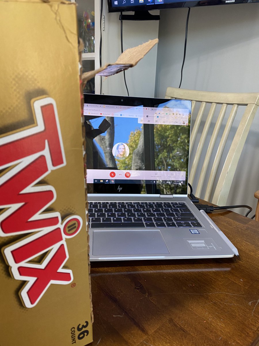 I usually have candy in my classroom. Today I had candy but I was guarding it from my resident students! #notyourlunch #Halloween2020