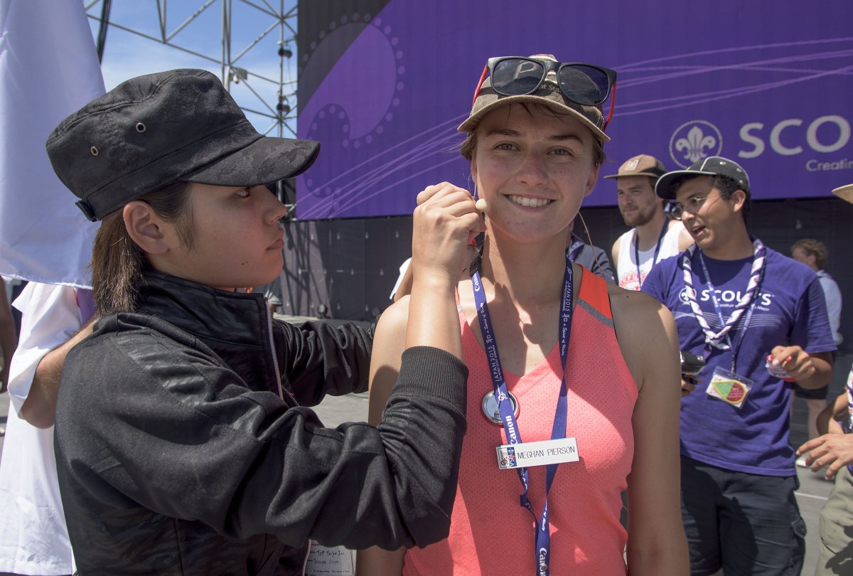 BsaContingent's tweet image. The 24th WSJ Dream Team attended the 23rd World Scout Jamboree.

&quot;We knew we only had one shot to get it right, so we even practiced getting set up for the first selfie of the 24th World Scout Jamboree @2019_wsj ” -Keegan Eatmon