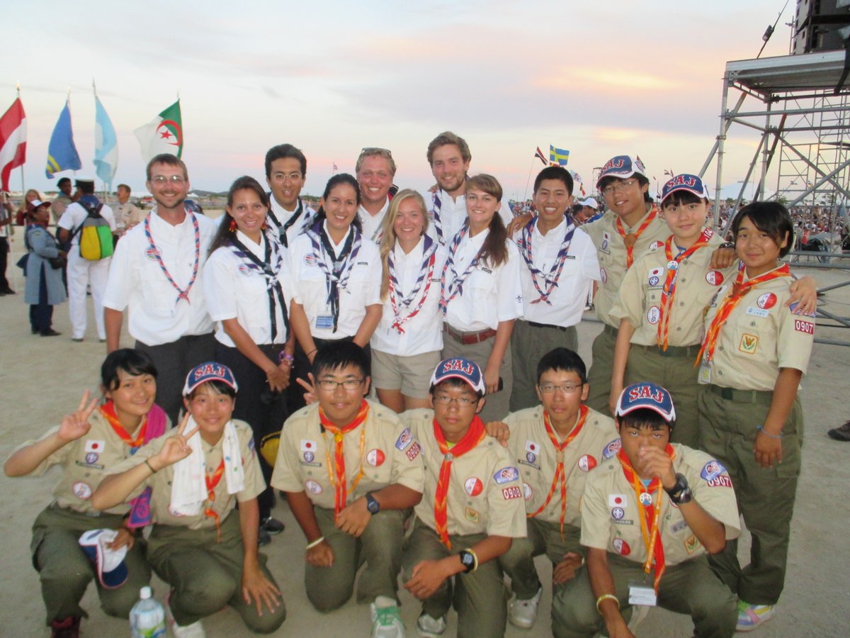 The 24th WSJ Dream Team attended the 23rd World Scout Jamboree.

"We knew we only had one shot to get it right, so we even practiced getting set up for the first selfie of the 24th World Scout Jamboree <a href="/2019_wsj/">24th World #ScoutJamboree</a> ” -Keegan Eatmon