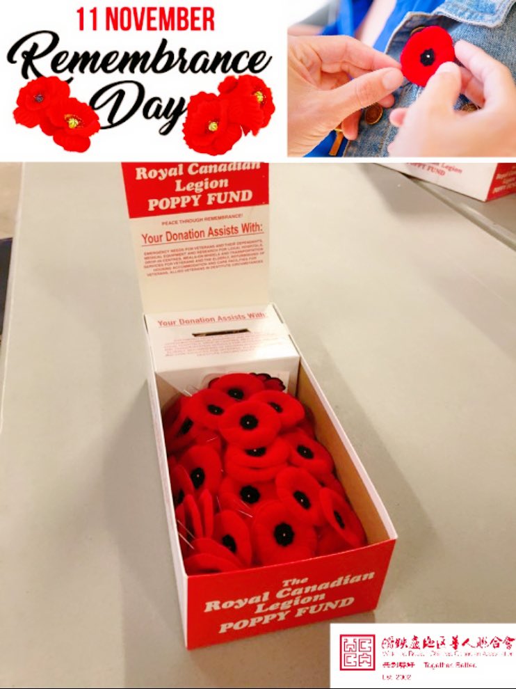 WaterlooCCA's tweet photo. If any businesses can place poppy boxes in their store, please email us the number of boxes to sos@waterloocca.com. WCCA will forward your info to the Legion, who will send poppy boxes directly to your location. They will schedule a time to retrieve boxes after Nov 11. Thank you. https://t.co/ngt48FIsuV