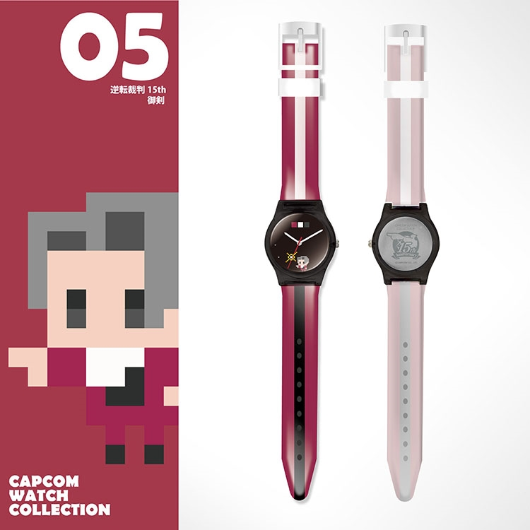 Phoenix and Edgeworth themed,,,, wrist watches-
