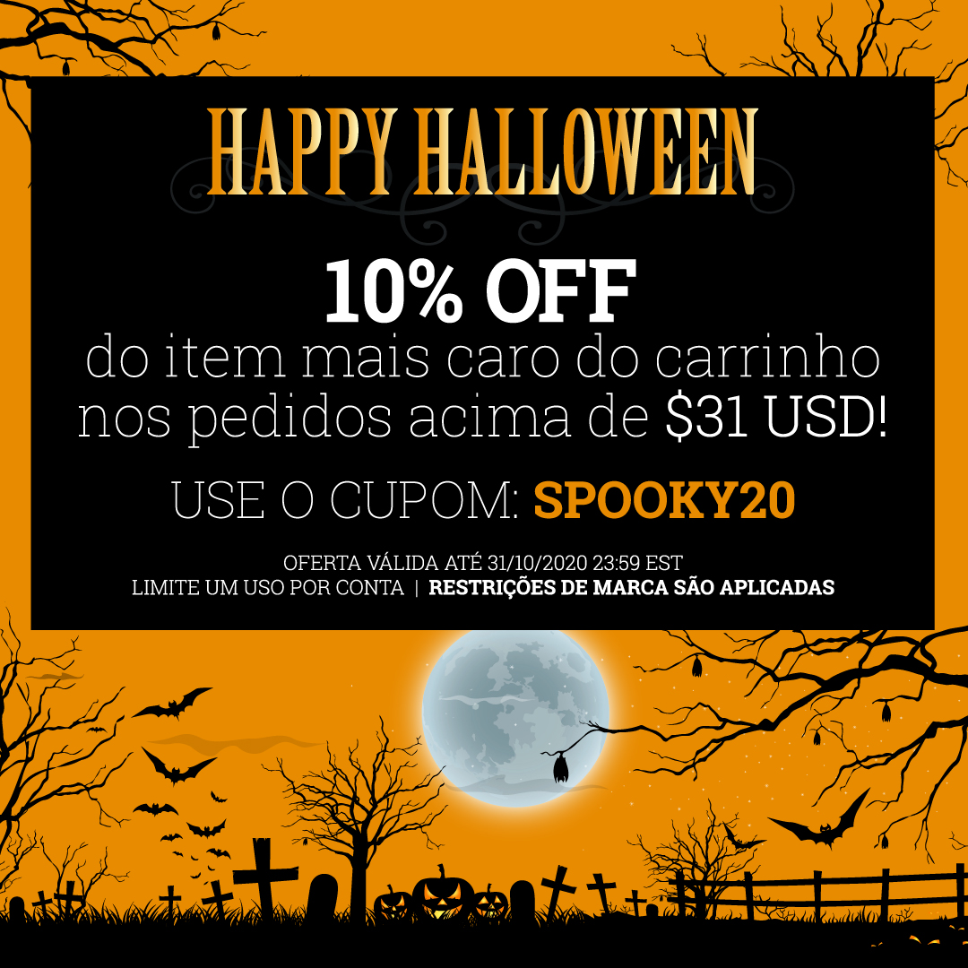evitaminsBrasil's tweet photo. 🎃 Happy Halloween 🎃
⠀⠀⠀⠀⠀⠀⠀⠀
Ganhe 10 % off no item mais caro do carrinho usando o cupom SPOOKY20.
⠀⠀⠀⠀⠀⠀⠀⠀
🔸Válido para compras acima de $31.00 USD.

#HappyHalloween #HappyHalloween2020 #Halloween #Halloween2020 #SpookySpiritWeek2020 #evitamins https://t.co/9AkhzZsgNJ