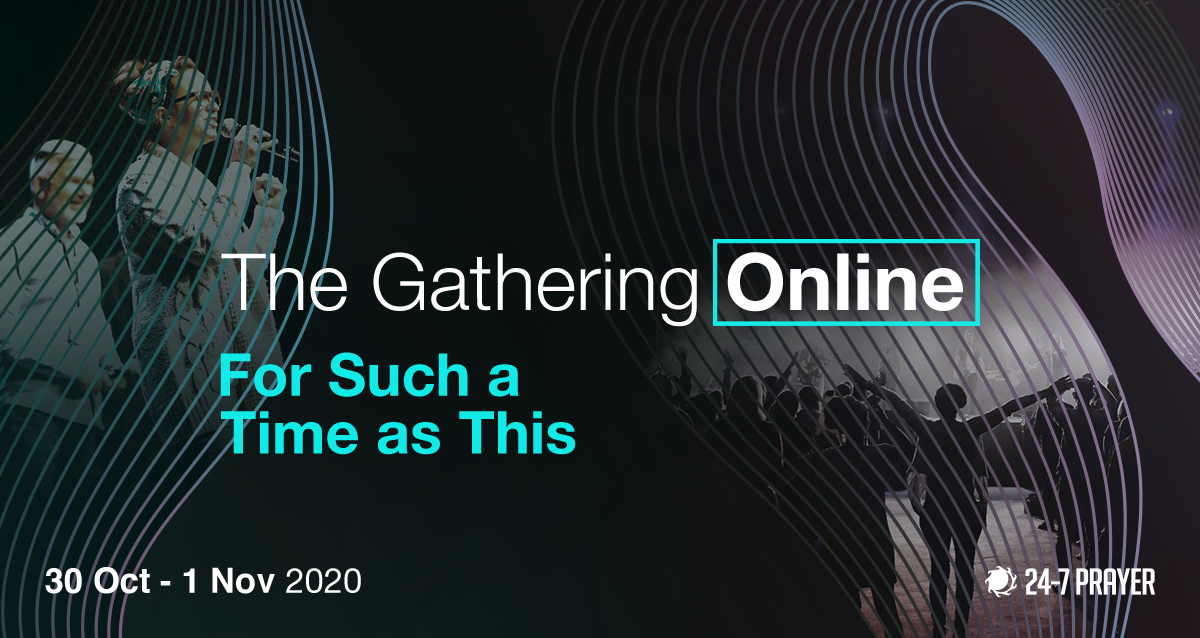 We're LIVE! 

Join us this weekend for The Gathering ONLINE.
gathering.24-7prayer.com 

#Gathering20