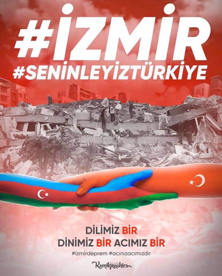 herrguliyev's tweet photo. Keçmiş olsun, Türkiyə, Uca Allah yardımçınız olsun, Uca Allah dünyasını dəyişənlərə rəhmət eləsin
#izmir 
#izmirdualarımseninle 
#acınızacımızdır https://t.co/z9vPfiHPqJ