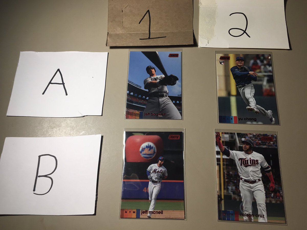 2020 Topps Stadium Club Foil Parallels -$0.75 EachRed-Jeff Bagwell, Yu Chang, Jeff McNeil, Nelson Cruz