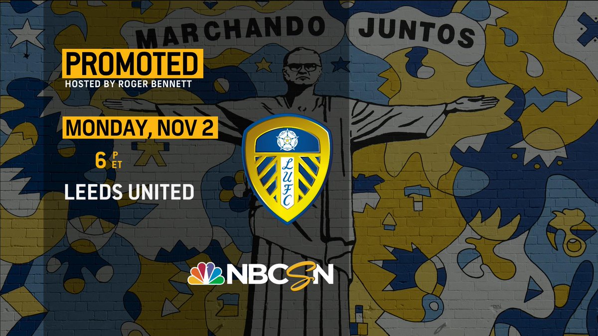 One of England's most storied clubs is BACK in the PL.

This Monday, <a href="/rogbennett/">roger bennett</a> of <a href="/MenInBlazers/">Men in Blazers</a> tells the story of Leeds United's path back to the top flight.