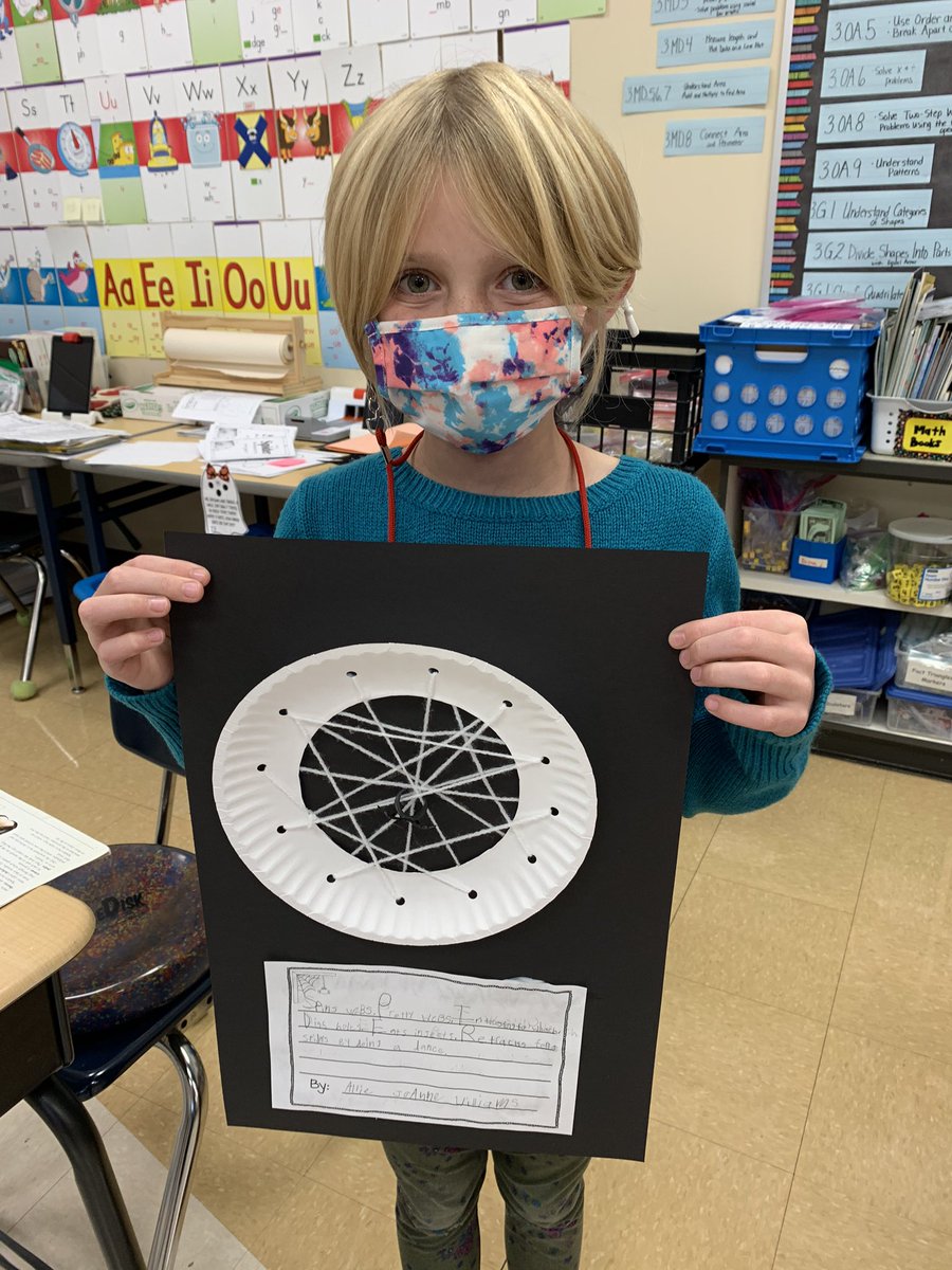 FoustxMath's tweet photo. We started our Spider Unit!🕷🕸@NorthwoodES @MarysvilleEVSD https://t.co/BmkHS7bgmR