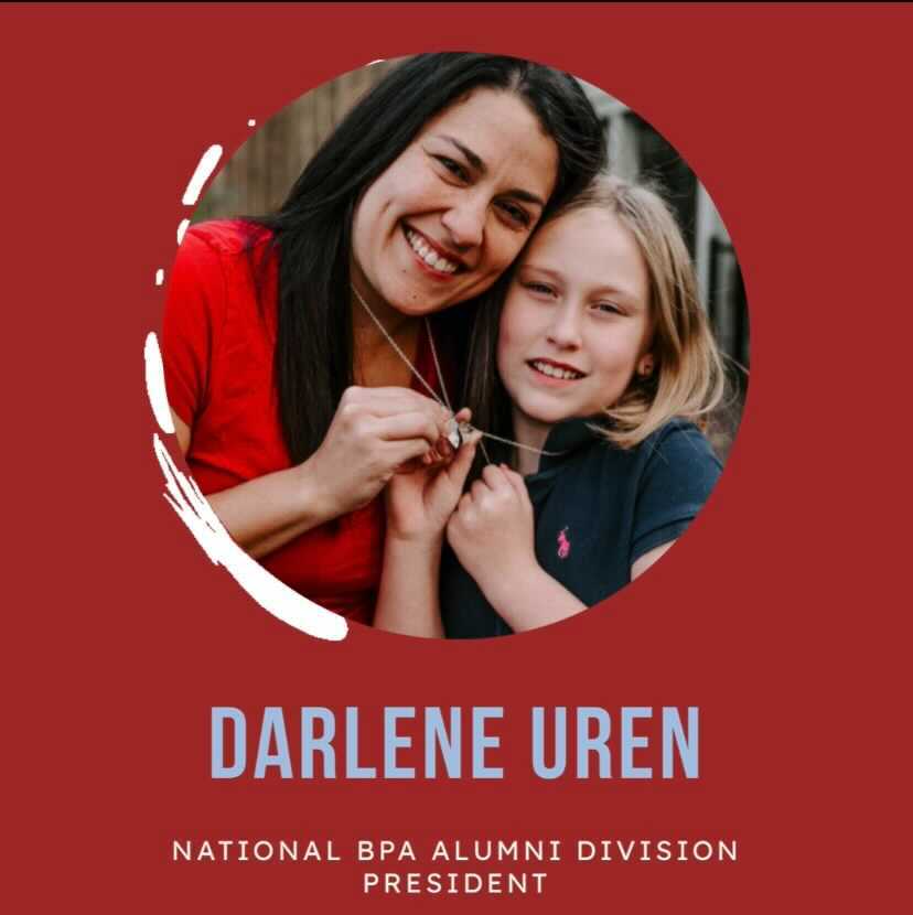 BPAconnect's tweet photo. Today as part of our new #FundraisingFriday initiative we want to shine a spotlight @BPA_Alumni President Darlene Uren. See how Darlene is #GivingPurposetoPotential &amp; helping inspire today’s students - including her daughter who's in BPA - to become tomorrow’s leaders. #bpaallday https://t.co/kx7LkBkM9t