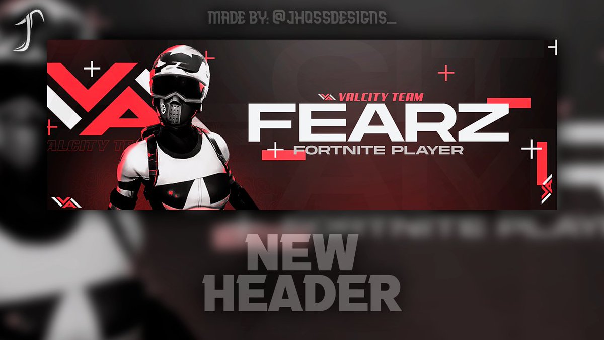 🔥New Header🔥

-For: 
<a href="/FearzFN/">FearzFn</a> 🕹️
 
-If you are interesed, contact me at DM. 📩👈👀

-You can see my some of my work in my portfolio: be.net/JhossDesigns_

FAV [❤️] &amp; RT [🔁]  are Apreciated. 🙏