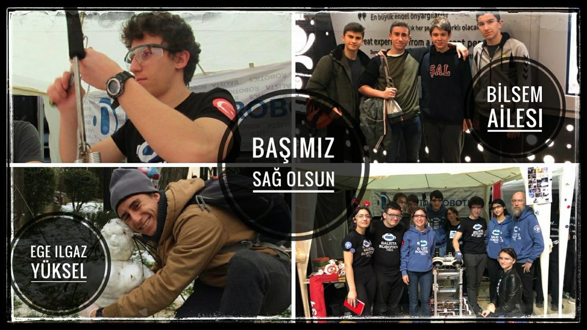 #İzmir'de meydana gelen #deprem'de enkaz altında kalan <a href="/besiktas_bilsem/">BEŞİKTAŞ BİLİM VE SANAT MERKEZİ</a> robot takımının kaptanı,mekanik ve elektronik dereceleri olan öğrencimiz Ege Ilgaz YÜKSEL'i kaybettik. Çok üzgünüz.
Rabbim Ege’ye ve diğer canlara rahmet eylesin
#BİLSEMAile'sinin başı sağ olsun
<a href="/ziyaselcuk/">Ziya Selçuk</a>