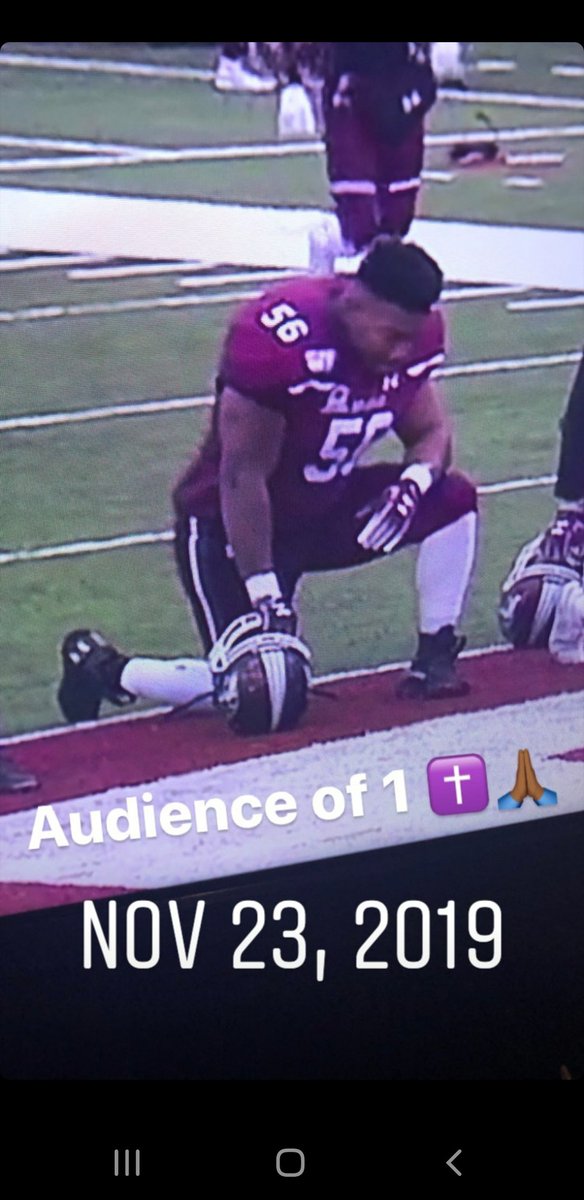 SalukiChaplain's tweet photo. Season #27 of college football and today's pregame chapel was the first one delivered via Zoom. #blessed #John12 #CompleteDevotion #CostlyInvestment #ExtravagantExecution https://t.co/VULNU1P97i