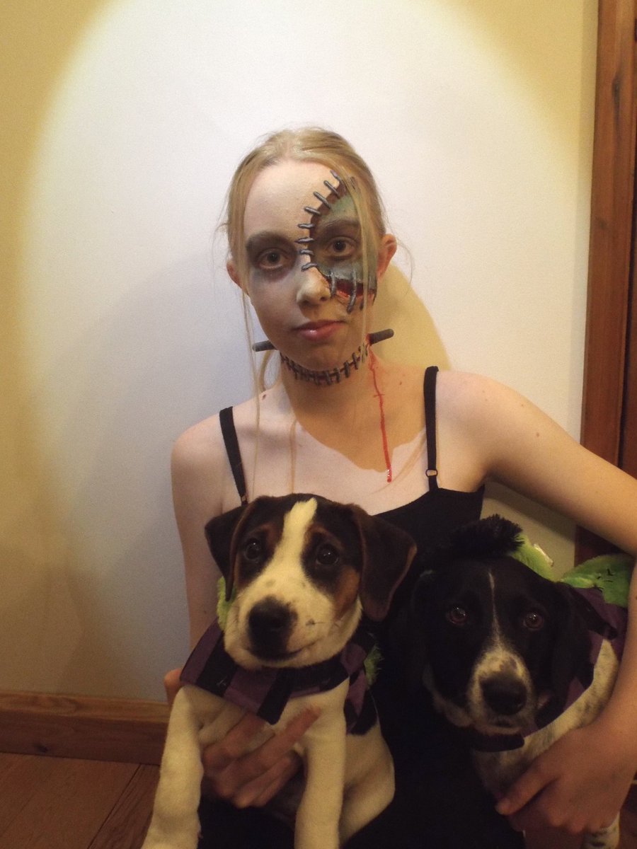 lottiedyer_'s tweet image. Me n the frankenweenies :) @LiamPayne @abbyrartistry 
#LPCostumeComp #LPMakeUpComp