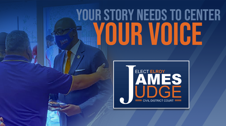 ElectElroyJames's tweet photo. Nothing is scarier than continuing the long wait for restored faith in justice. New Orleans, you deserve to feel heard and respected in the court. I promise that I will make that happen. #VOTE #NewOrleans #NOLA #Judge https://t.co/8ZcJOfjBVE
