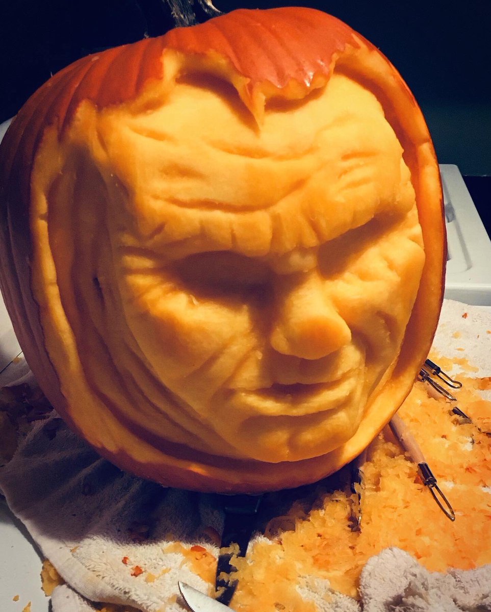 James carved something amazing into these pumpkins. Check it out
#pumpkincarving #halloween