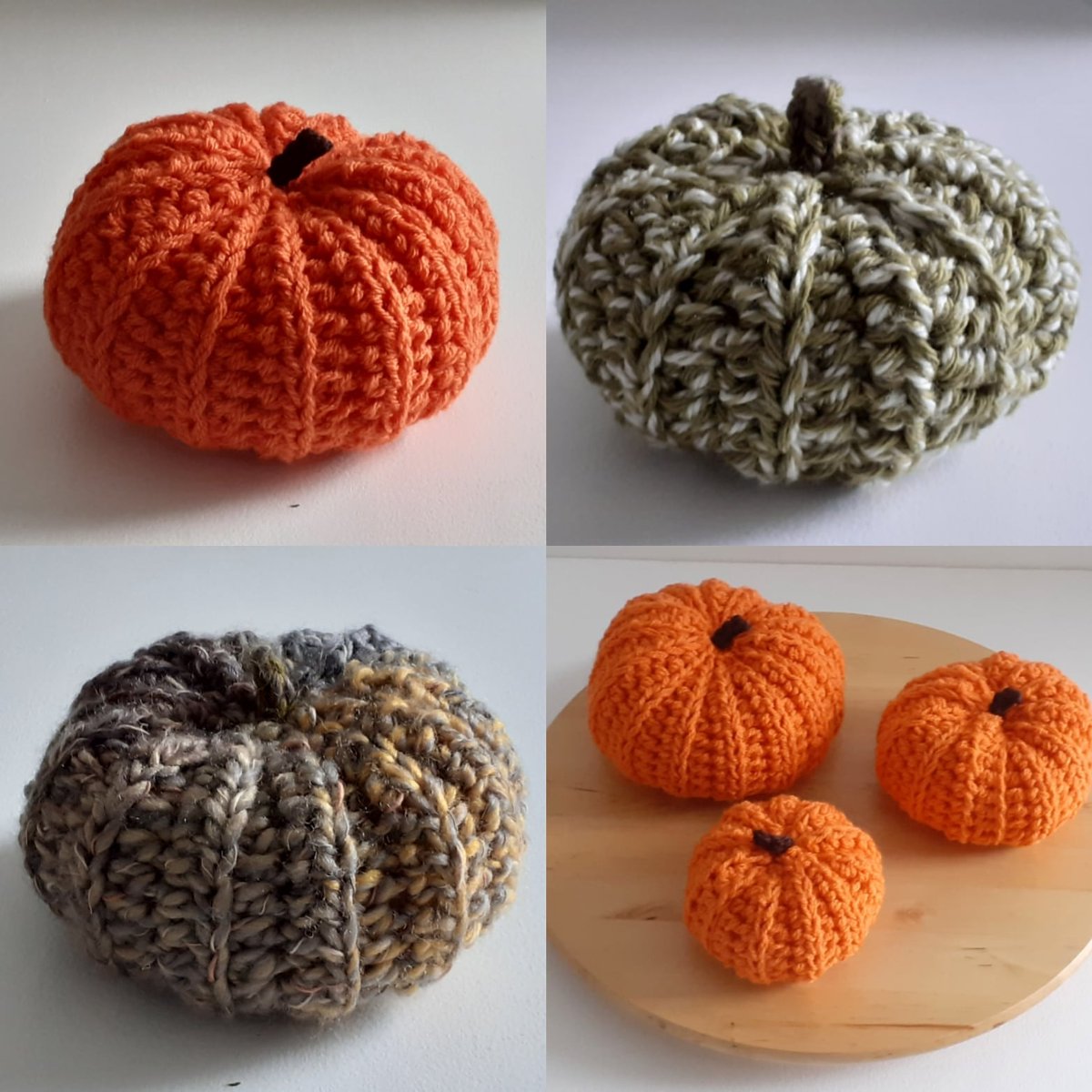 jimandgladys's tweet photo. Looking for any last minute pumpkins. I have delivered some fresh stock to the Gallery. From just £3 🎃 #pumpkins #halloween #autumn #decor
#etsy #newmills #newmillshighpeak
#bounceforwardnotback #NewMillsFestivalArts #jimandgladyscrochet https://t.co/p0KBGBevUn