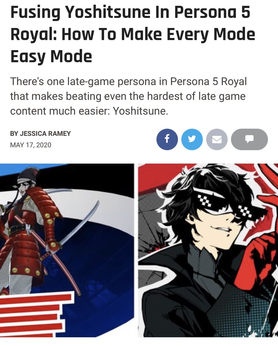 Let’s make a article about a smt demon and then say its Persona 5 related