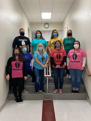 Halloween fun in our hallway #redbud132 #rbhs