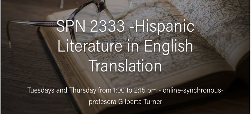 utsalanguages's tweet photo. Students register ￼￼for: ￼SPN 2333 Hispanic Literature in English Translation #utsa #literature #hispanicliterature this course is in English. Spanish knowledge is not required. https://t.co/lD1ayW5AU5