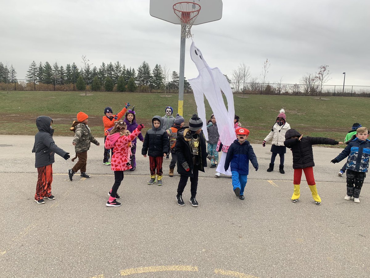 Our office is “building the future together” this Halloween! Thank you to everyone who donated to our Dance-a-thon! Everyone had so much fun dancing outside and we meet our goal of $10,000!  The draw for prizes will take place on Monday!! 🎃 👻 <a href="/HCDSB/">Halton Catholic DSB</a>