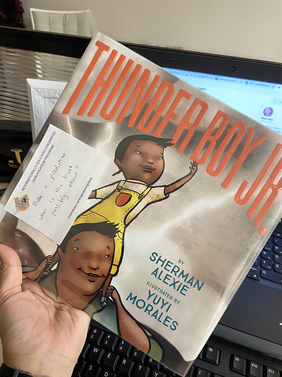 #ThunderBoyJr can be applied in so many ways and is a wonderful mentor text for units around identity, personal narratives, community and so much more.  Can’t wait to share this on Monday!