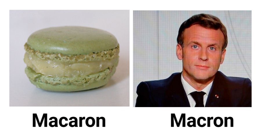 Houriya96's tweet photo. Der Unterschied? Macrons zwei Gesichter sind nicht gleich. 

#StopMacron https://t.co/YWmbTu5ZKR
