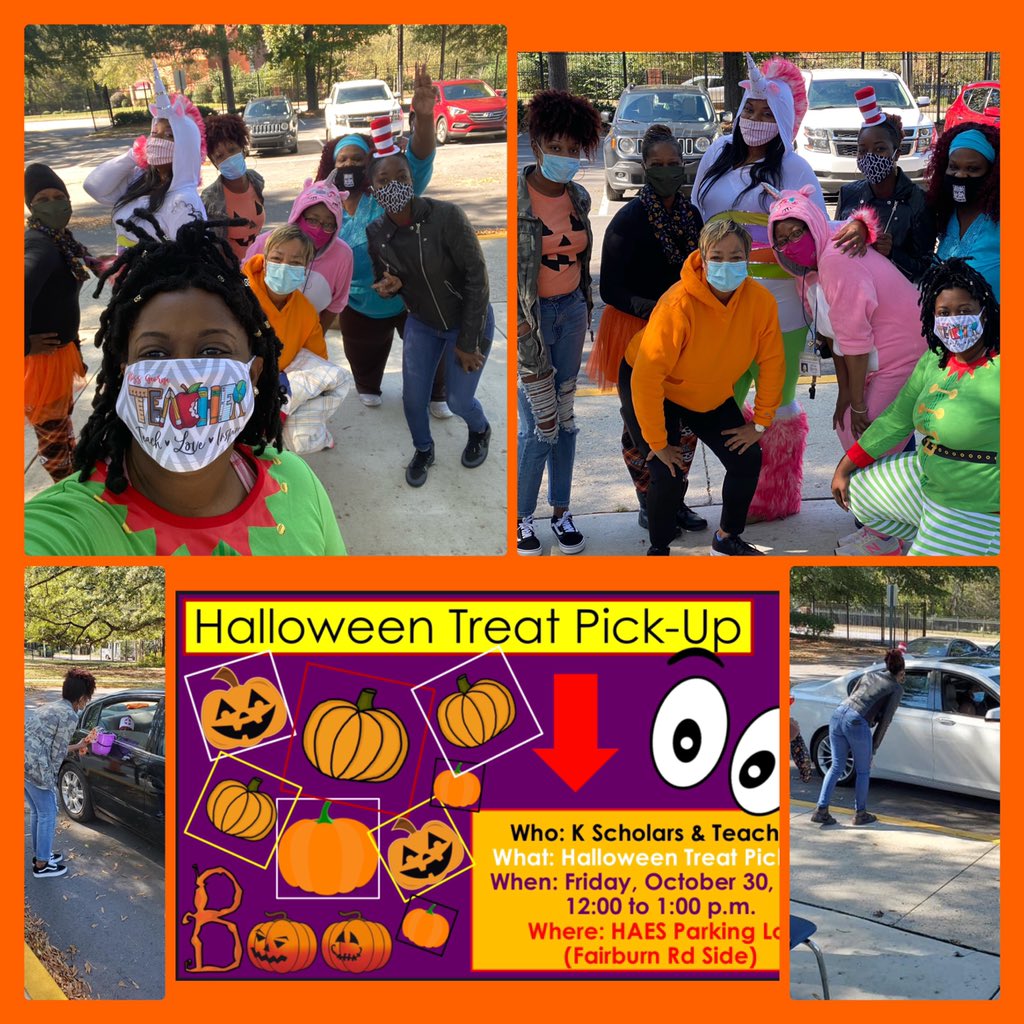 Our Treat 🍬 Drive By was a success!! We were able to love on our babies and fellowship with them. #KinderRocks #HAES #MakingEveryMomentCount @TheKeyes2Kinder @APSHAES