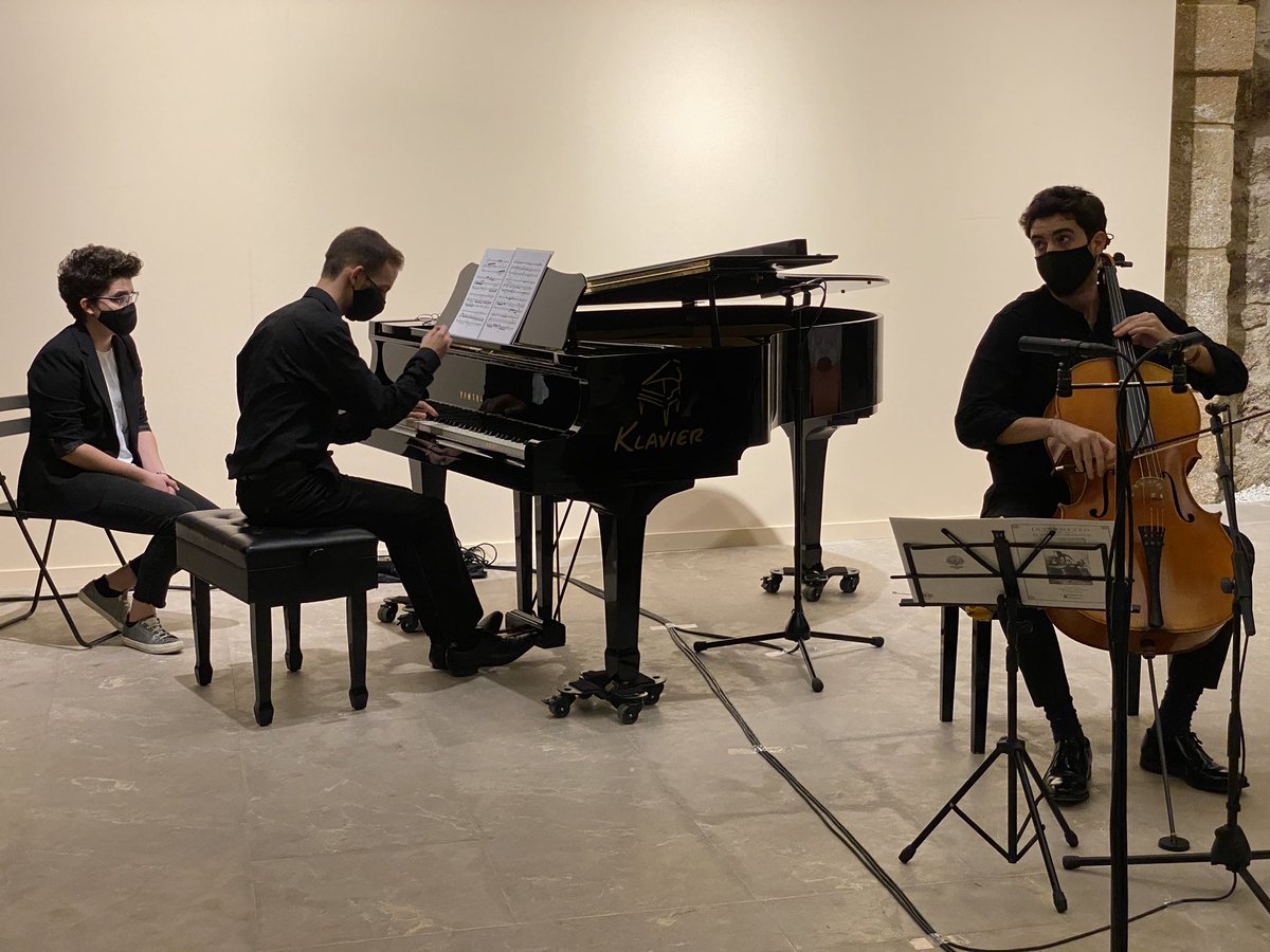 Así luce la Sala Caballerizas de @molinosriomurci con el concierto de Miguel Torres y Alberto Picò en el #XIIIJovenesSolistas #Murcia #culturasegura https://t.co/X2EnWNE2z7