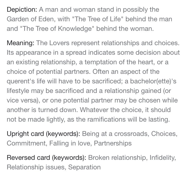  #XSpoilers6. The Lovers