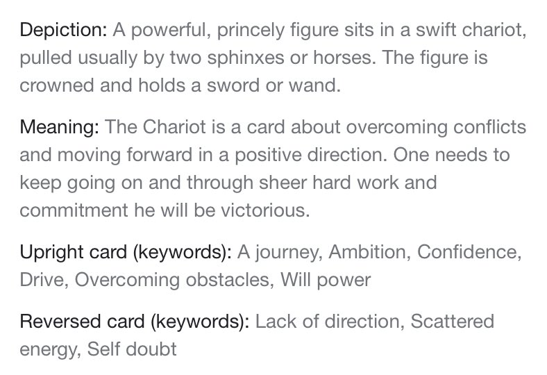  #XSpoilers7. The Chariot; Doug’s journey of overcoming weakness and embracing destiny