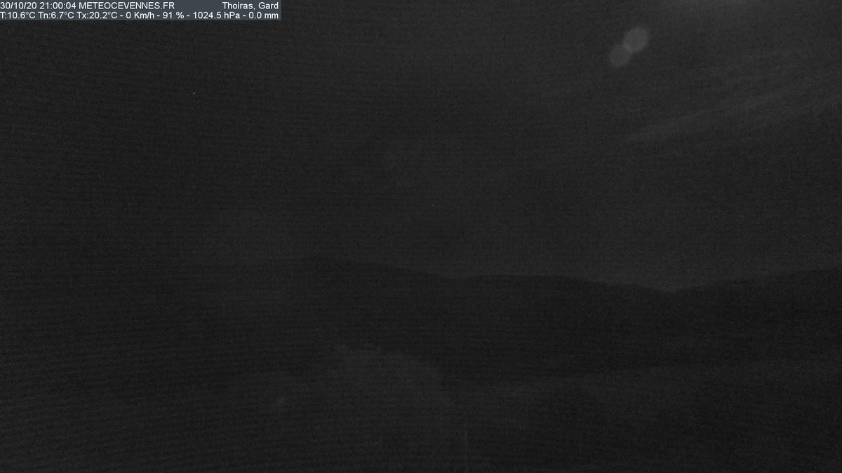 🕰 21:00 en #Cévennes #Gard #Thoiras
🌡 10.6°C (📉 6.7°C 📈 20.2°C)
💨 0.0 km/h (0.0 km/h)🎚1024.5 hPa 💧0.0 mm 💦 91%
📲 https://t.co/gMvK4O1zWX https://t.co/PzZEOppxzp