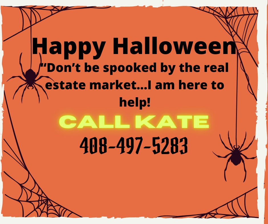 SilverCreekRE's tweet image. Happy Halloween! 
#staysafe #happyhalloween #checkyourcandy #callkate
#realestate #luxuryhomes #scvcc