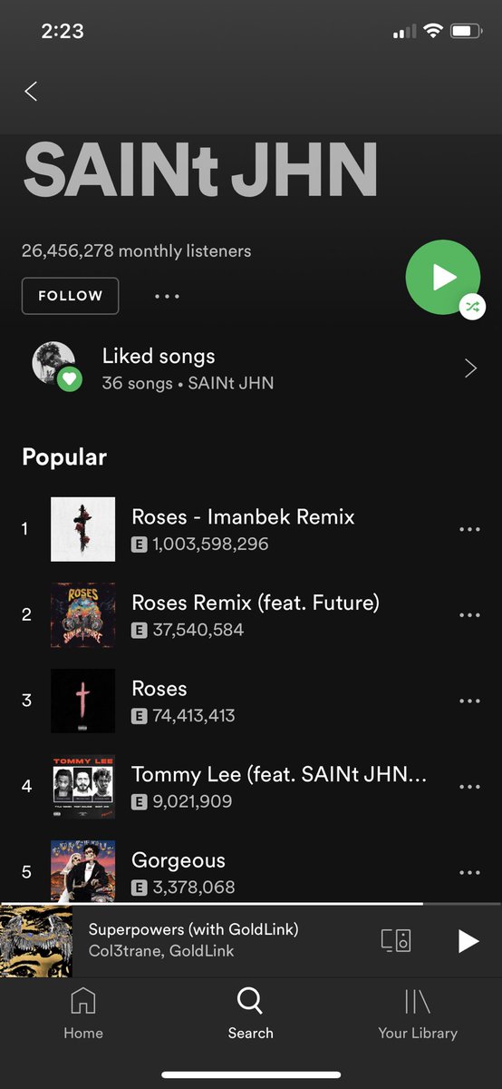 Saint While The World Was Burning Roses Got Over A Billion Streams Imanbek We Went Allll The Way Up My N Gga