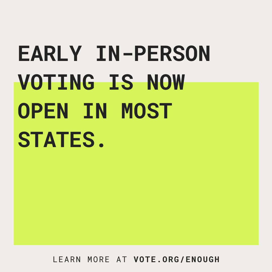 enoughcollectiv's tweet photo. Vote Early! Vote Now!

@votedotorg @enough_collective 
#vote #votedotorg #enoughcollective #enoughisenough https://t.co/fT1Ome6bEV
