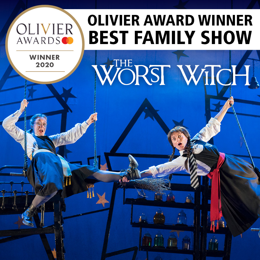 🧙‍♀️HAPPY HALLOWEEN WITCHES! 🧙‍♀️
We're spending this Halloween celebrating our <a href="/OlivierAwards/">Olivier Awards</a> win with the rest of the coven! 
No doubt Mildred will cause some sort of Halloween mischief!
How are you celebrating this All Hallow's Eve? 💫#WorstWitchLive #WorstWitch #JillMurphy