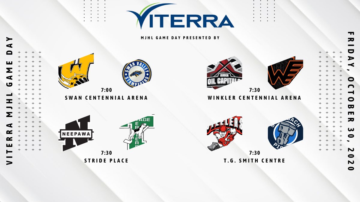 mjhlhockey's tweet photo. It’s time for #MJHLGameDay presented by @ViterraCanada with four games on the schedule!

📱#MJHLApp Updates | @HockeyTech 

🖥 Watch live | @MyHockeyTV 

#MJHLHockey #FutureIsBright https://t.co/DRc5UTQ5yc
