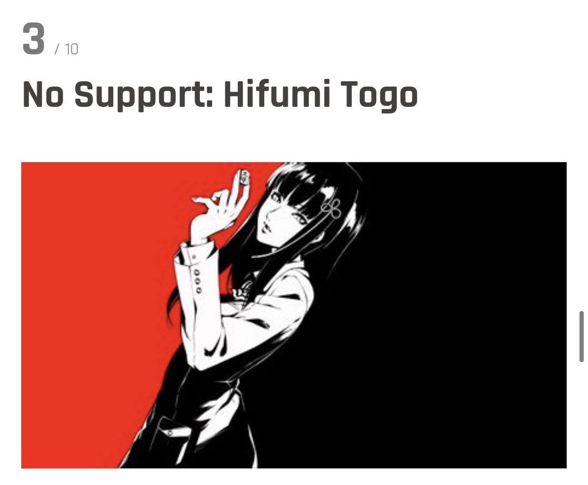YUP NO SUPPORT, apparently no one supports these ships, crazy. Also its all persona 5 characters until they ran out so they put Rise, amazing