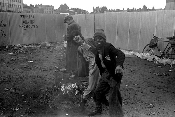 No one is born racist .East End London, 1970s.Photo Andrew Scott