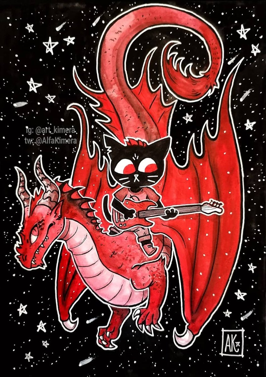  #Maetober2020 day 30: Space Dragon"How the hell do you draw a space dragon"  #nitw  #nightinthewoods  #drawtober  #drawtober2020  #artober  #Artober2020  #inktober2020  #inktober