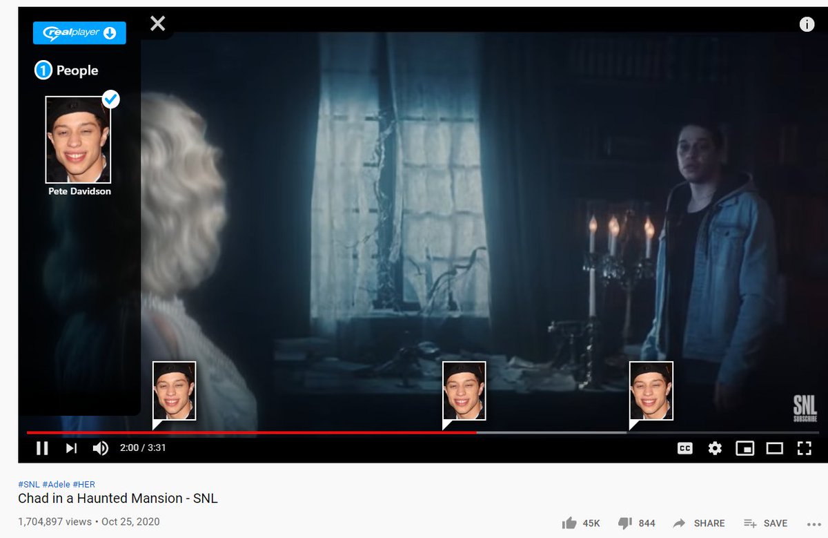 StarSearchReal's tweet photo. It's nearly #Halloween! If you missed it, check out #SNL's #Chad as he visits a #HauntedMansion with #Adele... and use #StarSearchByReal when watching on #YouTube. It's more fun that way! 👻🎃 #TGIF https://t.co/xedBrgkg8e https://t.co/zxBQ1RYPIt