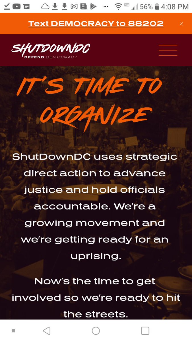This is well planned and coordinated and they are not hiding their plans. https://www.shutdowndc.org/&nbsp;