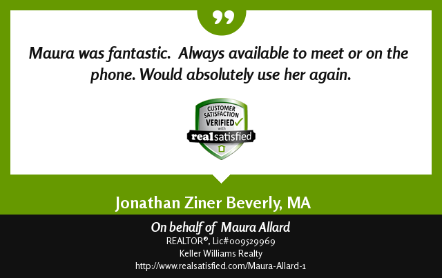 MauraAllardRE's tweet photo. I'm always thrilled when a happy client expresses their happiness. https://t.co/JwStuJ6sn2 via @realsatisfied https://t.co/XWHTyvZHHD