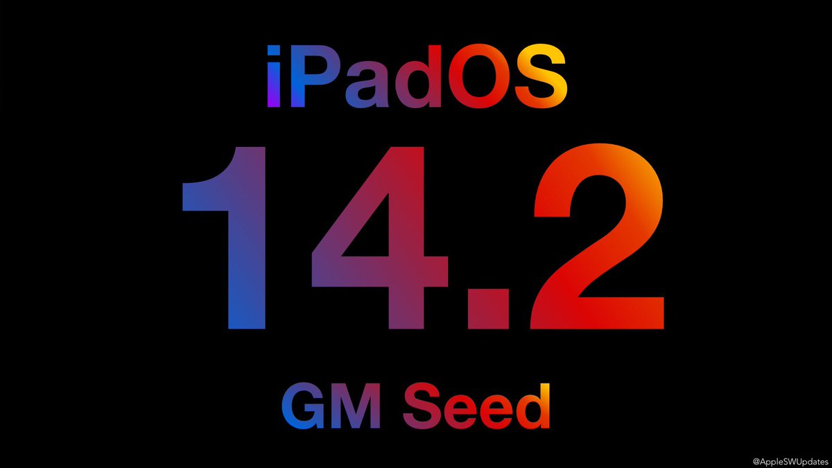iSWUpdates's tweet photo. iPadOS 14.2 GM seed (18B91) has been released for registered developers. #iPadOS142 #GM #iPadOS142GM https://t.co/Sqj9daB3Ds