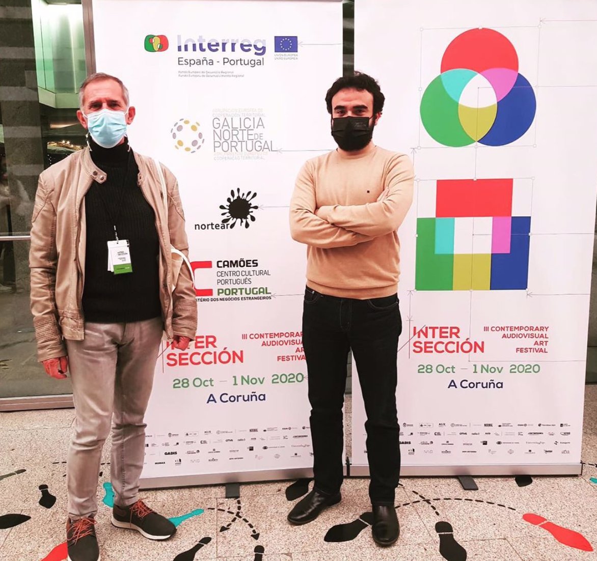 A AECT da Eurorrexión Galicia - Norte de Portugal apoia a #culturasegura e a colaboración galego-portuguesa, a través dun encontro entre creadores e artistas celebrado hoxe no festival de Arte Audiovisual Contemporáneo #Interseccion na Coruña. https://t.co/lTZRTdBZJn