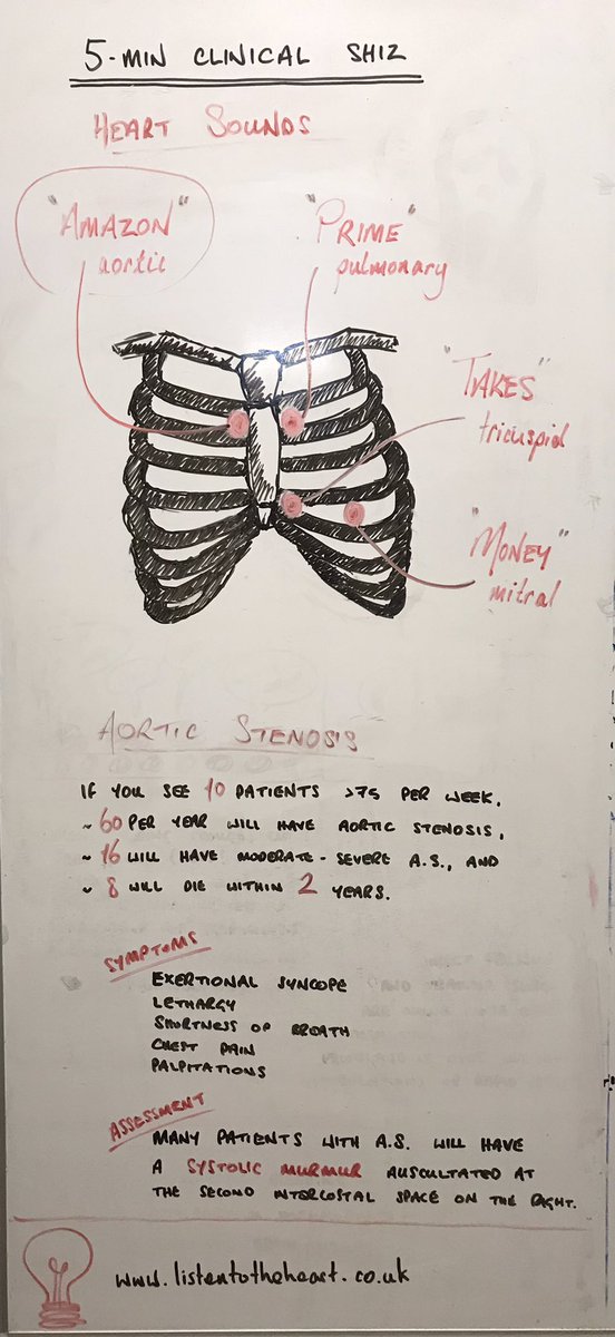 GenerallyUnwell's tweet photo. Bit of bloody #AorticStenosis for this weeks #5minclinicalshiz 😎 https://t.co/dciKycpfya