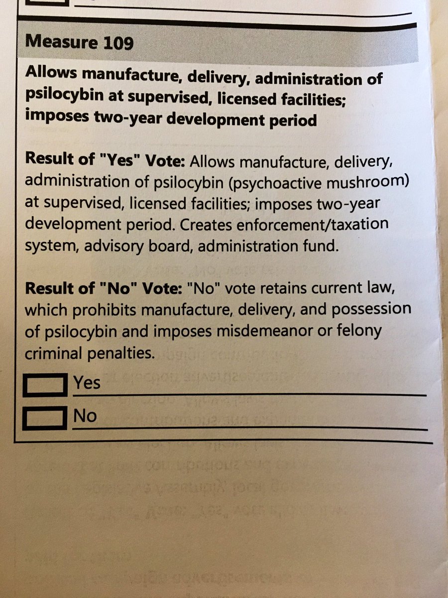 I never know what I’m going to find on my Oregon absentee ballot ☺️🍄#Vote2020 <a href="/PaulStamets/">Paul Stamets</a>