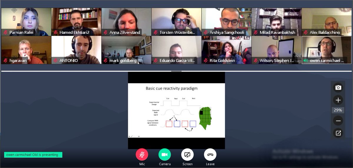 ParnianRafei's tweet photo. ๐๐ง Super-enjoyed ISAM-NIG's 3rd webinar around 'Biomarkers for Addiction Treatment Development' and fMRI drug cue-reactivity paradigm with a stellar line-up of speakers and ~130 supreme participants!
#AddictionNeuroscience
@IsamNig @ISAMAddiction https://t.co/MTwCXqwHAw