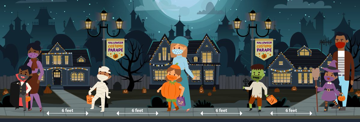 CityofTLH's tweet photo. To protect yourself and others this Halloween, wear a mask. A costume mask is not a substitute for a cloth mask. So, make your cloth mask part of your costume. Get creative with it!
For CDC guidelines on how to celebrate Halloween safely, visit https://t.co/ARaPLQPAG9. #TLHCanDo https://t.co/JGR4waNpaI