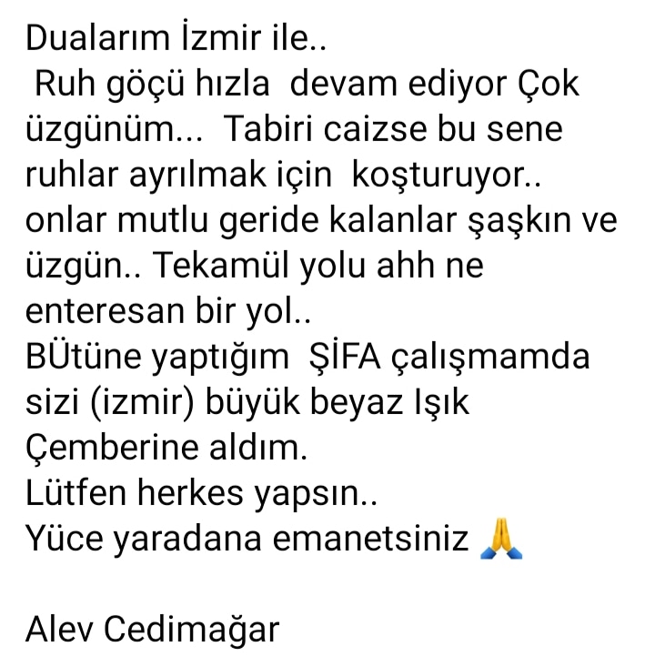 alevcedim's tweet photo. 🙏İZMİR🙏 https://t.co/cIbBzSEwg0