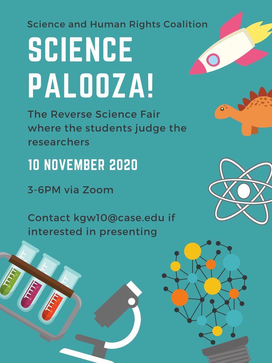 KathrynGWilcox's tweet photo. So excited for Sciencepalooza! in 11 days! Looking forward to seeing @GMS_CWRU @gwnek @SvetaMoro @Duval_Lab @Lydia_Kisley and more in outreach action! #STEMeducation #scicomm https://t.co/AEKQTt5NZ7
