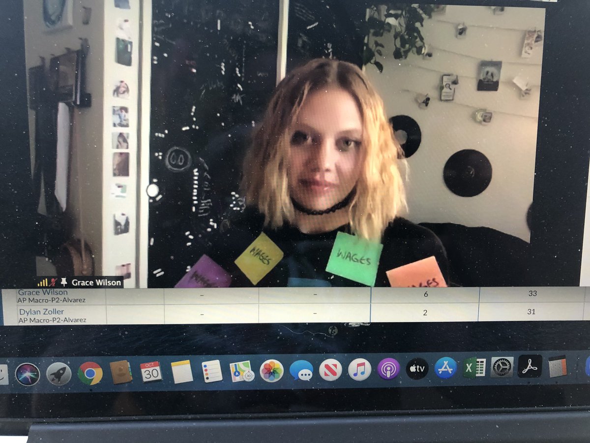 skiestasnolas's tweet photo. Halloween in AP Macro! Cameo appearances from Arthur Laffer, Sticky Wages, and a Federal Reserve Note. https://t.co/72FaZNlGNm